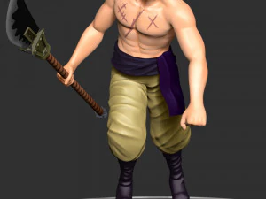 One Piece - Edward Newgate 3D Print Model