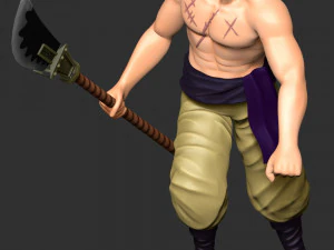 One Piece - Edward Newgate 3D Print Model