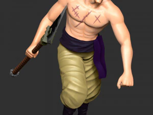 One Piece - Edward Newgate 3D Print Model