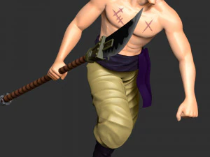 One Piece - Edward Newgate 3D Print Model