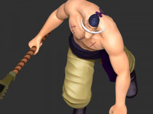 One Piece - Edward Newgate 3D Print Model