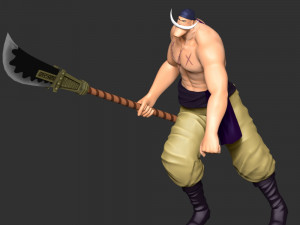 One Piece - Edward Newgate Modello di stampa 3D