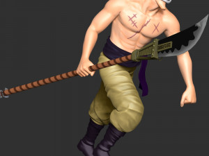 One Piece - Edward Newgate Modello di stampa 3D