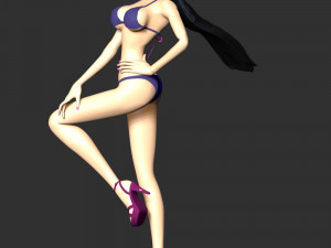 One Piece - Boa Hancock Swimsuit 3D 프린트 모델