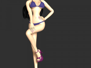 One Piece - Boa Hancock Swimsuit 3D 프린트 모델