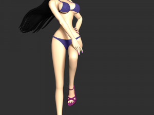One Piece - Boa Hancock Swimsuit 3D 프린트 모델