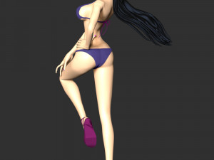 One Piece - Boa Hancock Swimsuit 3D 프린트 모델