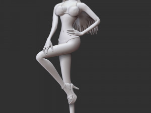 One Piece - Boa Hancock Swimsuit 3D 프린트 모델