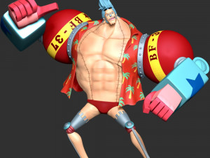 One Piece - Franky 3D Baskı Modeli