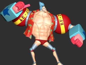 One Piece - Franky 3D Baskı Modeli