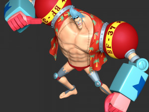 One Piece - Franky 3D Baskı Modeli
