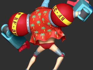 One Piece - Franky 3D Baskı Modeli