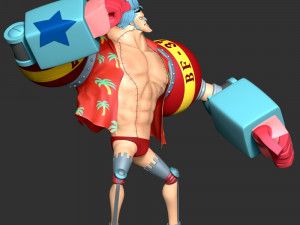 One Piece - Franky 3D Baskı Modeli