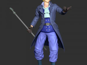 One Piece - Sabo 3D Print Model