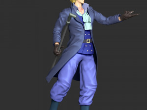 One Piece - Sabo 3D प्रिंट मॉडल