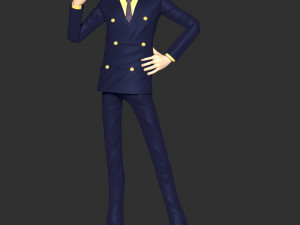 One Piece - Sanji Model Cetak 3D