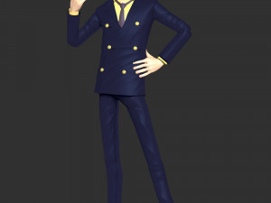 One Piece - Sanji Model Cetak 3D
