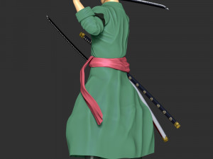 One Piece - Roronoa Zoro 3D Принт Модель