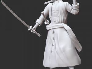 One Piece - Roronoa Zoro 3D Принт Модель