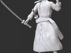 One Piece - Roronoa Zoro 3D Print Model