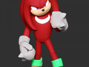 Knuckles - Sonic the Hedgehog 3D-printmodel