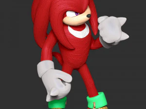 Knuckles - Sonic the Hedgehog 3D Print Model