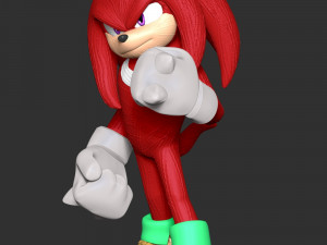 Knuckles - Sonic the Hedgehog 3D-printmodel