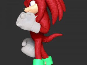 Knuckles - Sonic the Hedgehog 3D Print Model