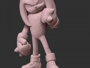 Knuckles - Sonic the Hedgehog 3D Print Model