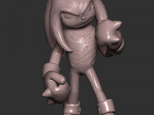 Knuckles - Sonic the Hedgehog 3D Print Model