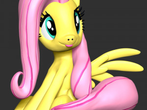 Fluttershy - My Little Pony 3D Print Model