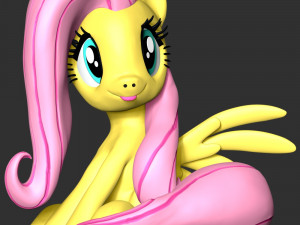 Fluttershy - My Little Pony 3D Print Model
