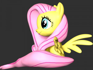 Fluttershy - My Little Pony 3D Print Model