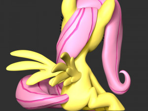 Fluttershy - My Little Pony 3D Print Model