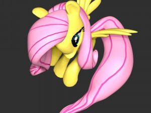 Fluttershy - My Little Pony 3D Print Model