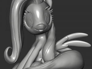 Fluttershy - My Little Pony 3D Print Model
