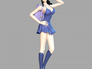 One Piece - Nico Robin 3D Print Model