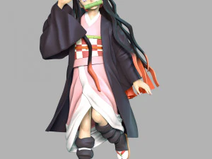 Вбивця демонів - Незуко Камадо 3D Принт Модель