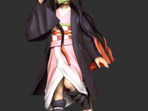 Demon Slayer - Nezuko Kamado 3D 打印模型