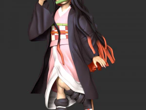 Demon Slayer - Nezuko Kamado 3D Print Model