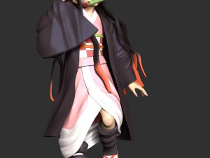 Demon Slayer - Nezuko Kamado 3D Print Model
