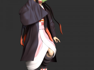 Demon Slayer - Nezuko Kamado 3D 打印模型