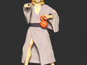 Demon Slayer - Shinjuro Rengoku Model Cetak 3D
