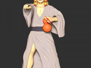 Demon Slayer - Shinjuro Rengoku 3D Print Model