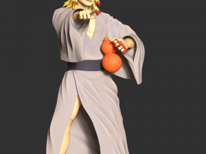 Demon Slayer - Shinjuro Rengoku Model Cetak 3D