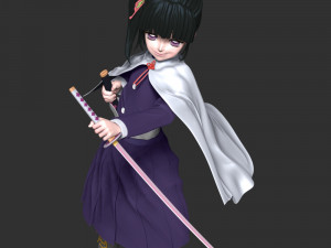Demon Slayer - Kanao Tsuyuri 3D Print Model