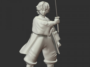 Demon Slayer - Zenitsu Agatsuma 3D प्रिंट मॉडल