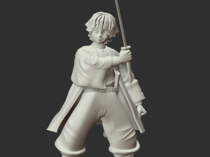 Demon Slayer - Zenitsu Agatsuma 3D प्रिंट मॉडल