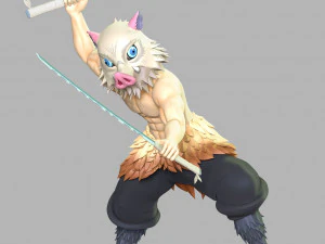 Вбивця демонів - Іносуке Хасібіра 3D Принт Модель