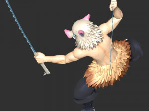 Demon Slayer - Inosuke Hashibira 3D Print Model